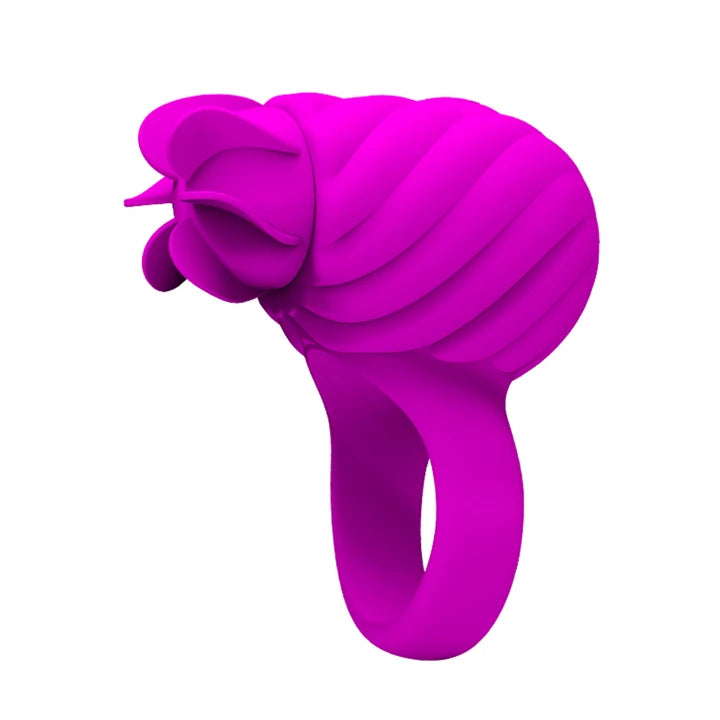 'The Twister' Vibrating Clitoral Cock Ring