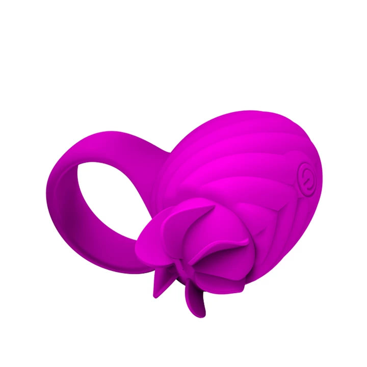 'The Twister' Vibrating Clitoral Cock Ring