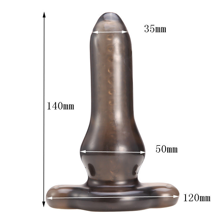 Hollow Prostate Silicone Stimulator Butt Plug