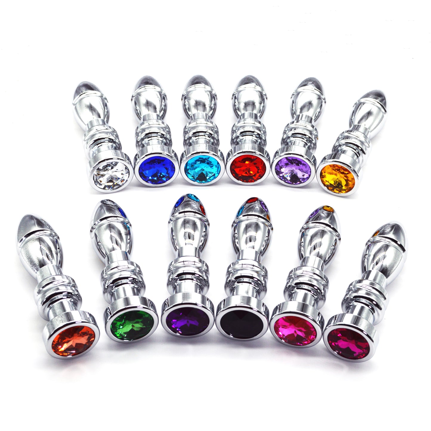 Metal Beaded Anal Plug