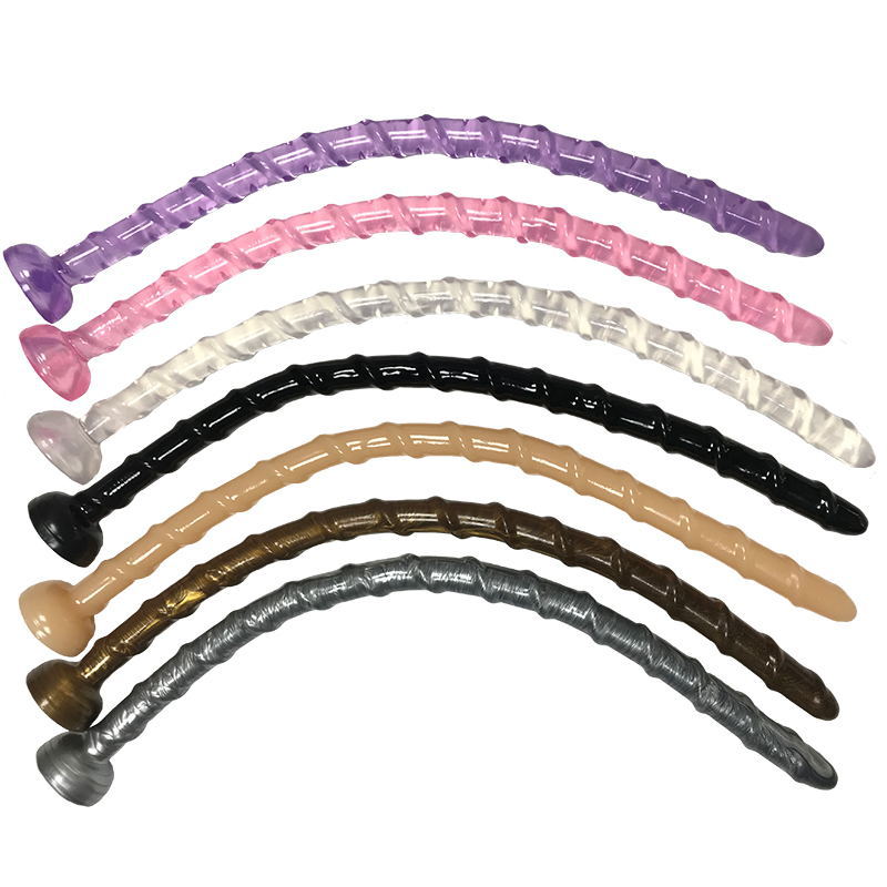 18 Inch Thin Floppy Suction Cup Sex Toy Dildo for Vaginal & Anal Play