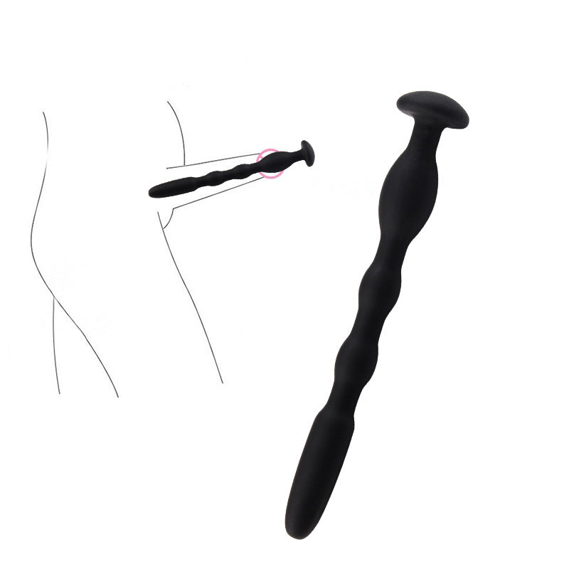 Silicone Ribbed Urethral Sound