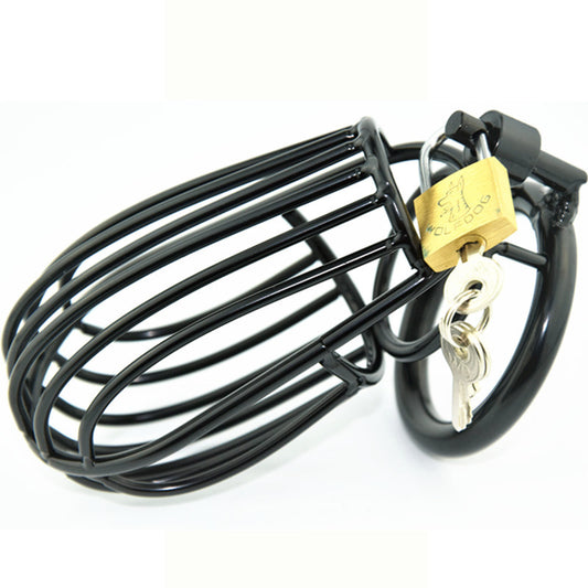 Blackout Stainless Steel Chastity Cage