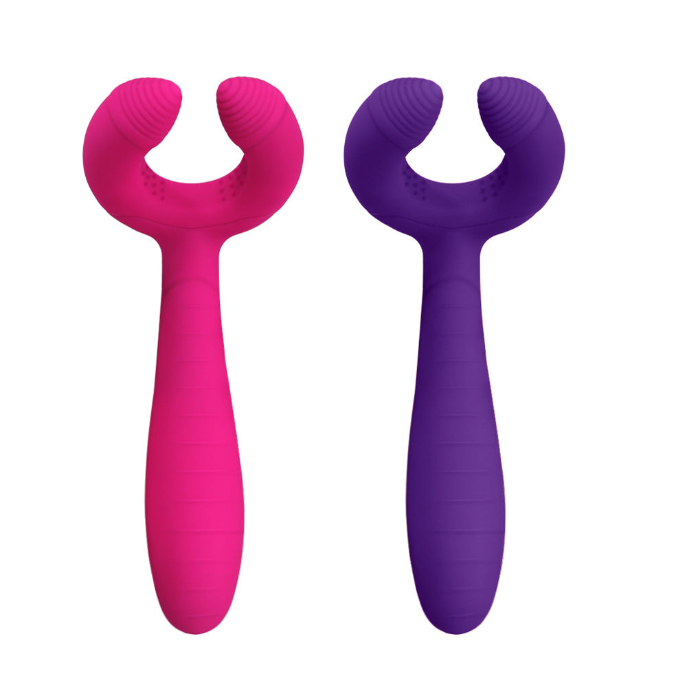 Couples Sex Toy Double Ended Vibrator Penis and Penetration