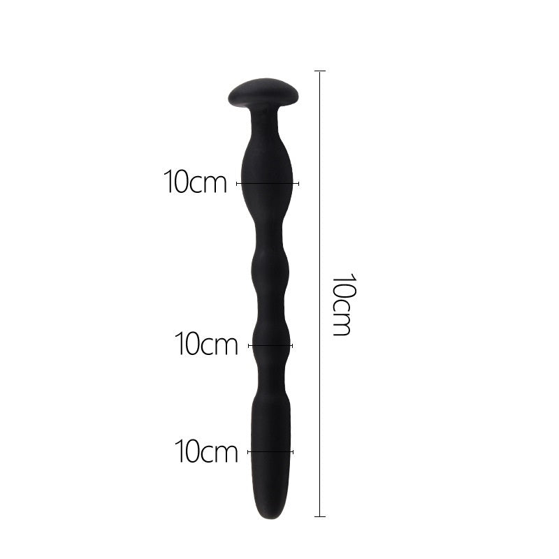 Silicone Ribbed Urethral Sound