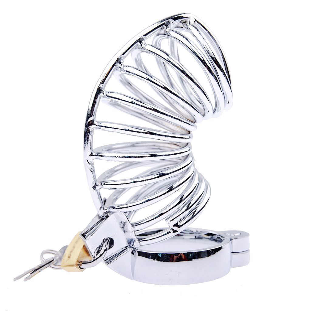 Stainless Steel Hunchback Chastity Cage