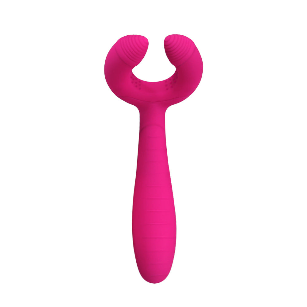 Couples Sex Toy Double Ended Vibrator Penis and Penetration