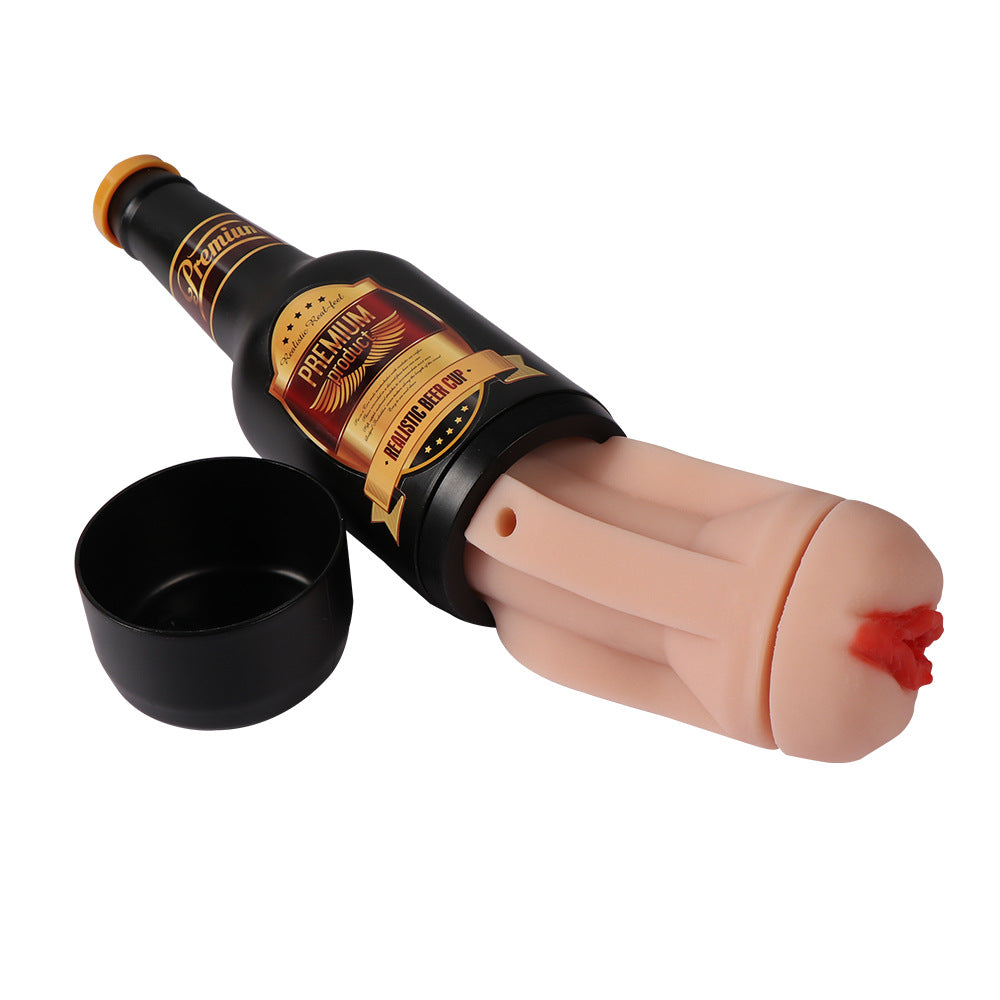 Beer Bottle Male Masturbator