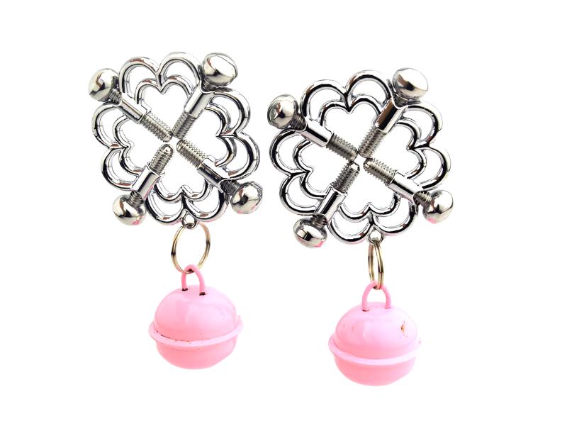 4-Point Adjustable Pink Bell Nipple Vice