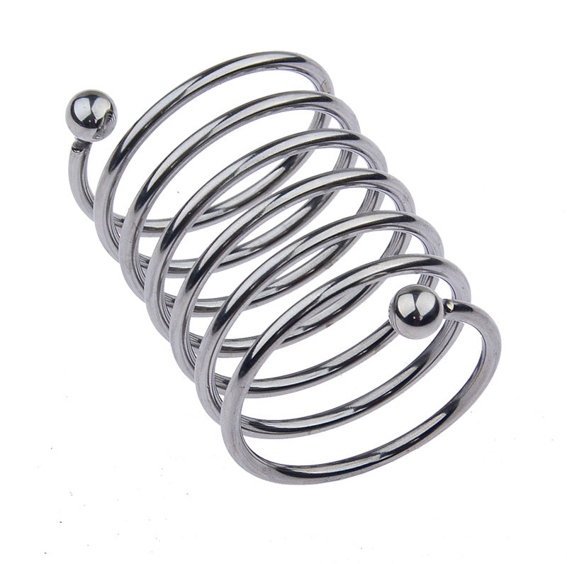 Spiral Stainless Steel Cock Ring