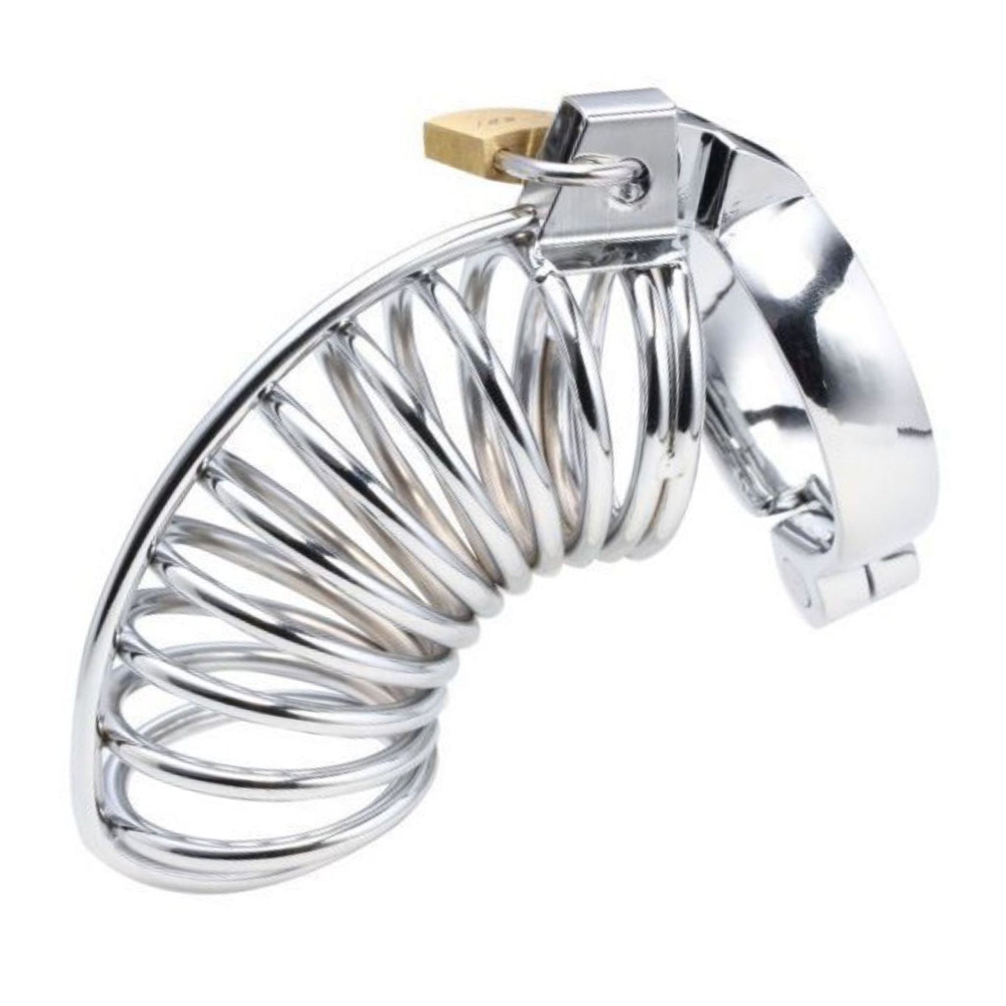 Stainless Steel Hunchback Chastity Cage