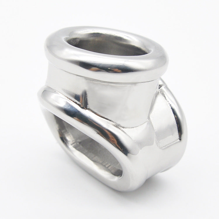 Stainless Steel Cock Ring and Ball Stretcher