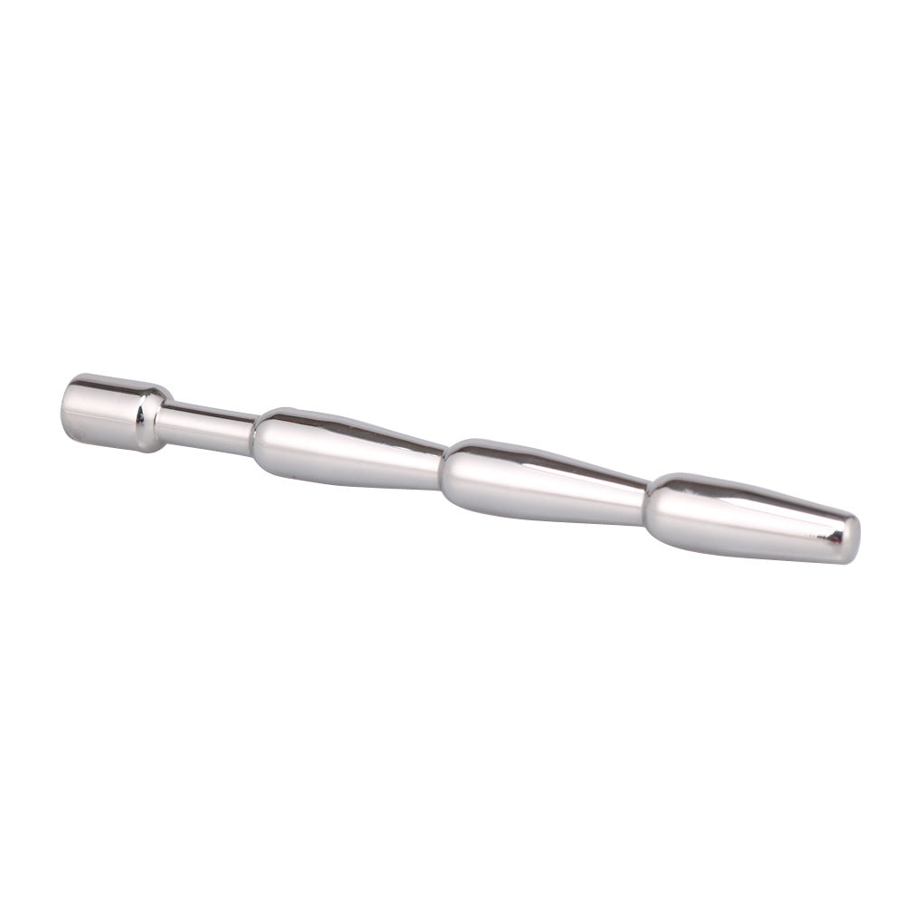 Stainless Steel Red Jewelled Urethral Sound