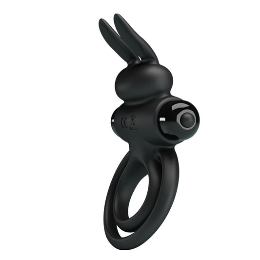 Double Disc Rabbit 10 Function Vibrating Cock Ring