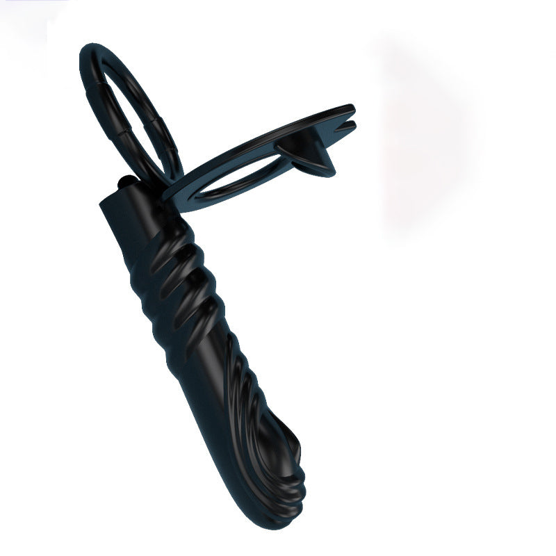 Dual Penetration Anal Vibrator and Cock Ring