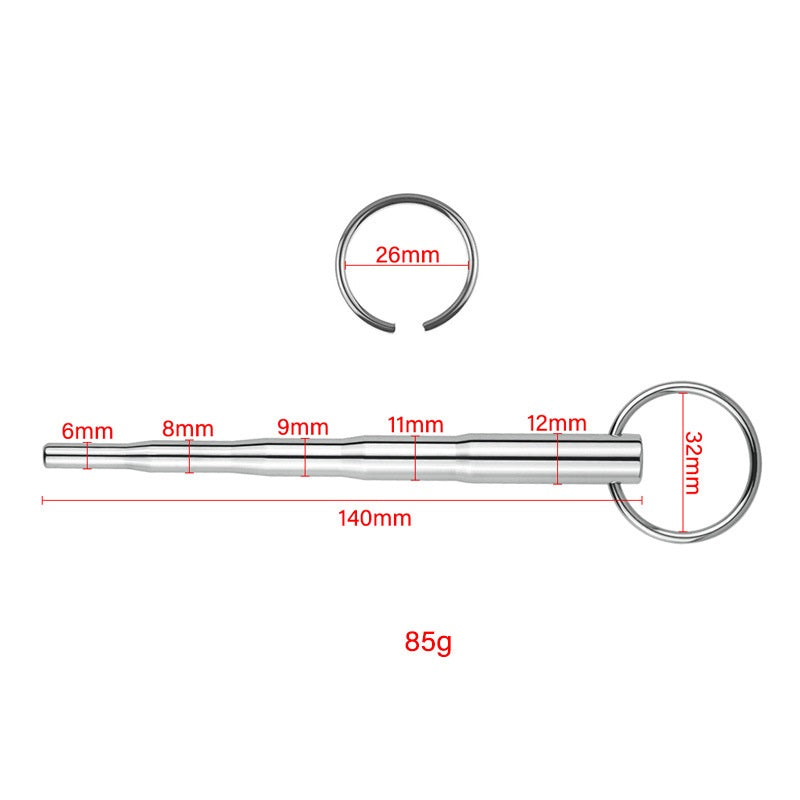 Stainless Steel Glans Ring Penis Plug