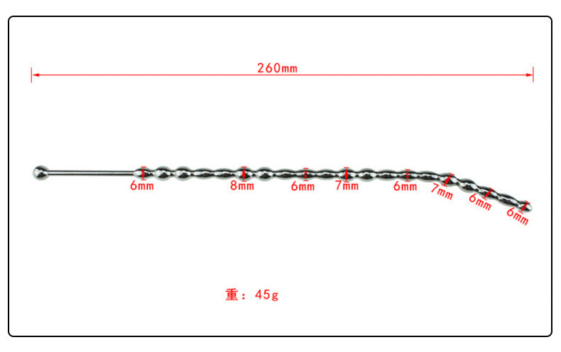 Curved Stainless Steel Urethral Dilator