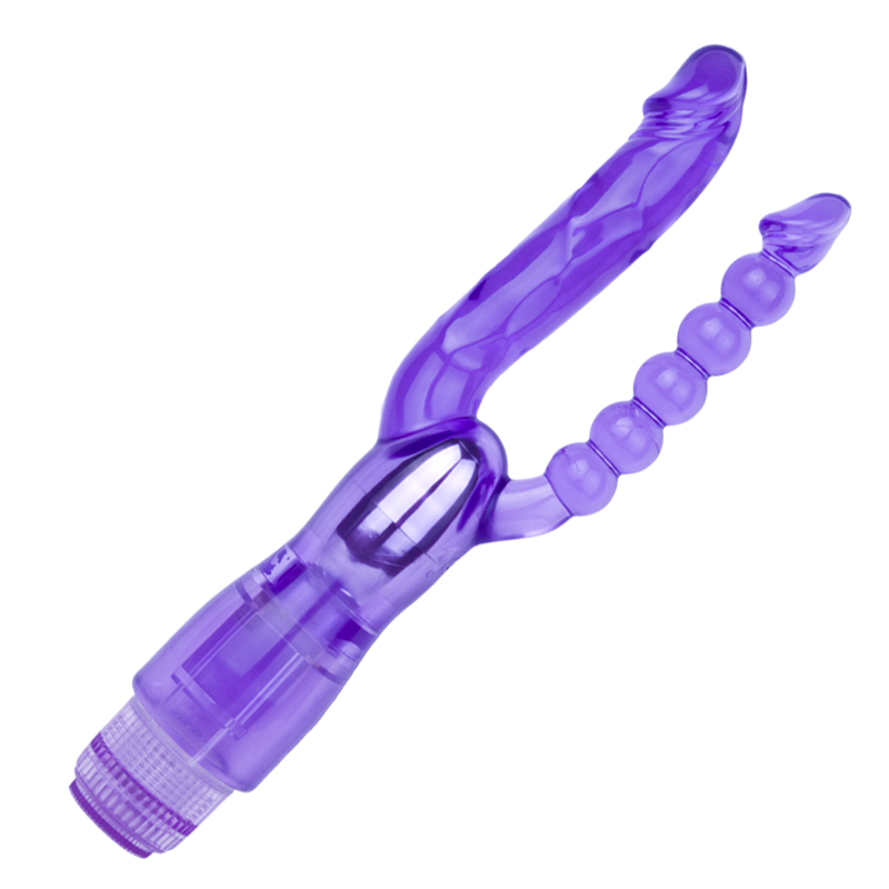 Opaque Double Penetration Vibrator