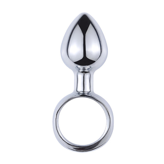 Ring Pull Stainless Steel Butt Plug