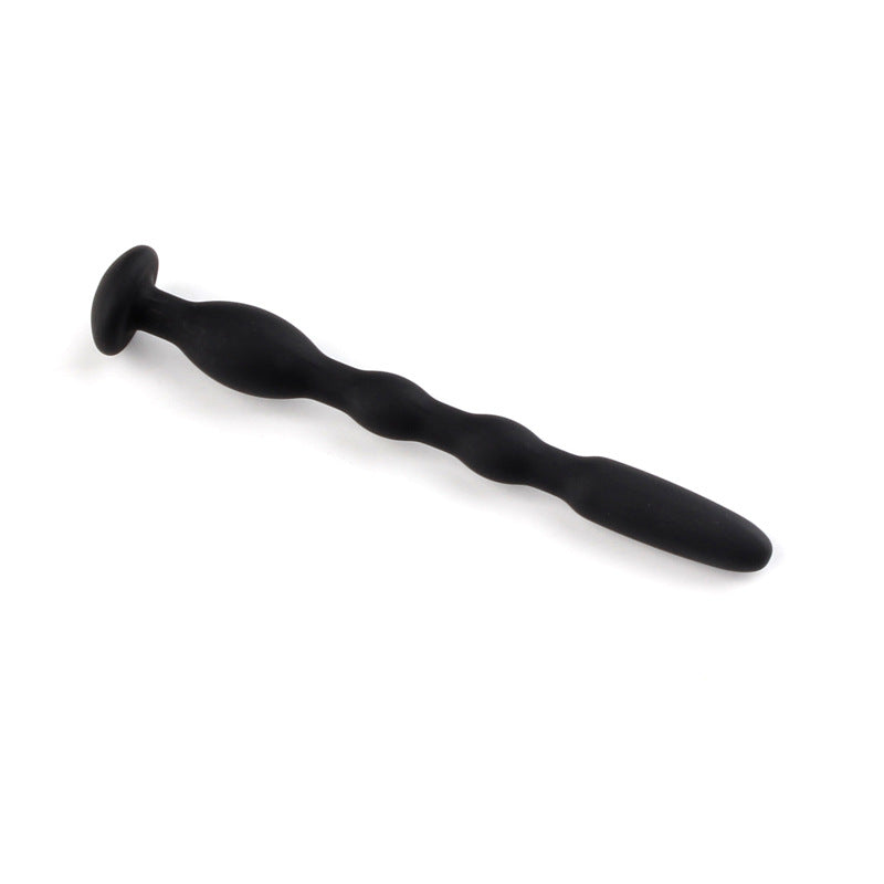 Silicone Ribbed Urethral Sound