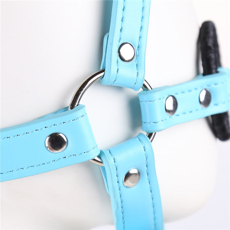 Bondage O-Ring Gag Head Harness