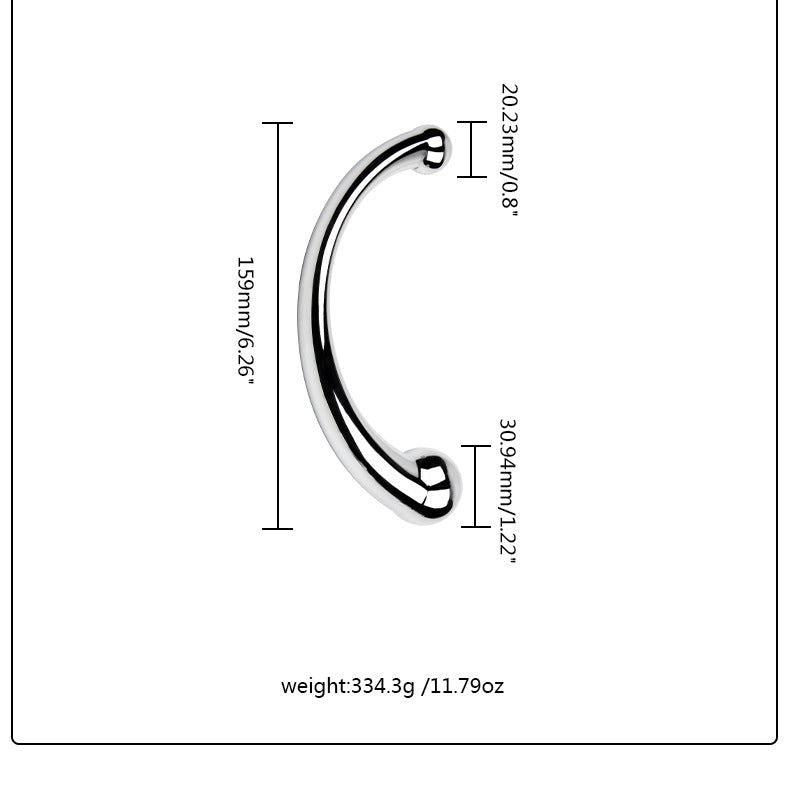 Deluxe Double Ended Stainless Steel Anal Hook