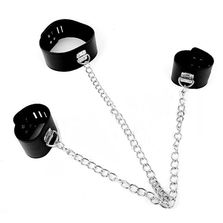 Hand Cuff, Collar and Chains Bondage Restraint