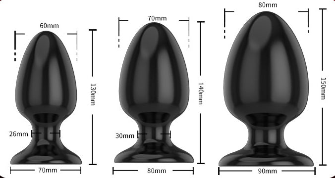 The Lumberjack Butt Plug Set (3 Piece)