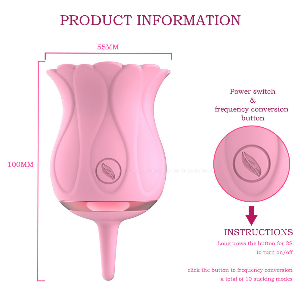 Pleasure Air Rose Clitoral Suction Stimulator