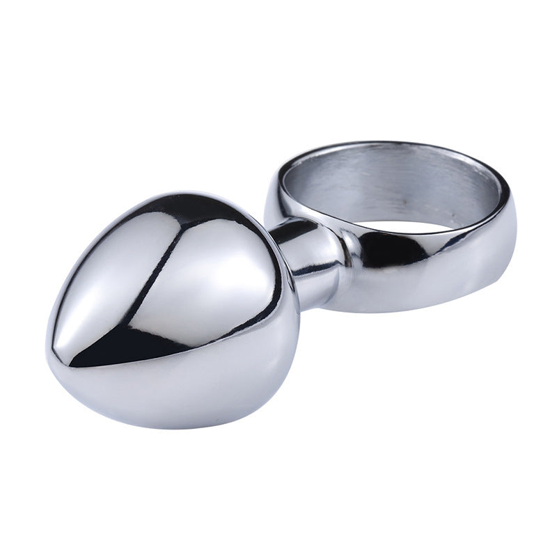 Ring Pull Stainless Steel Butt Plug