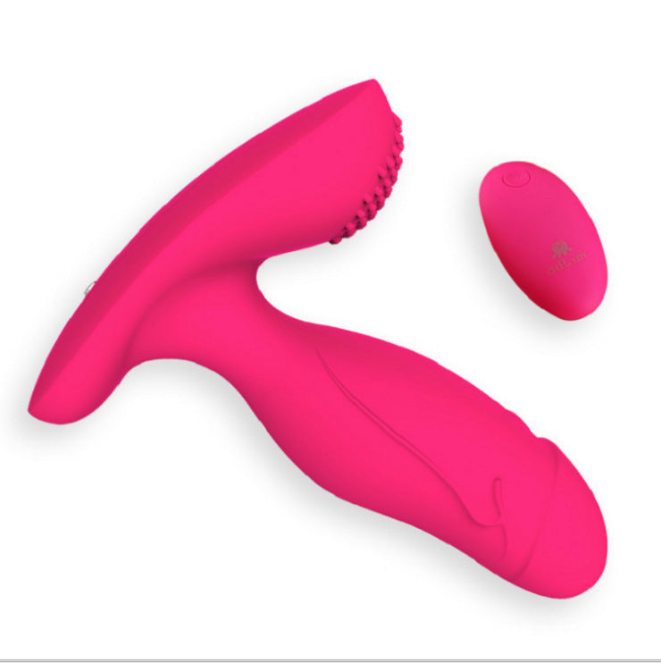 Wearable Vibrator with Dual Motors and Remote Controls