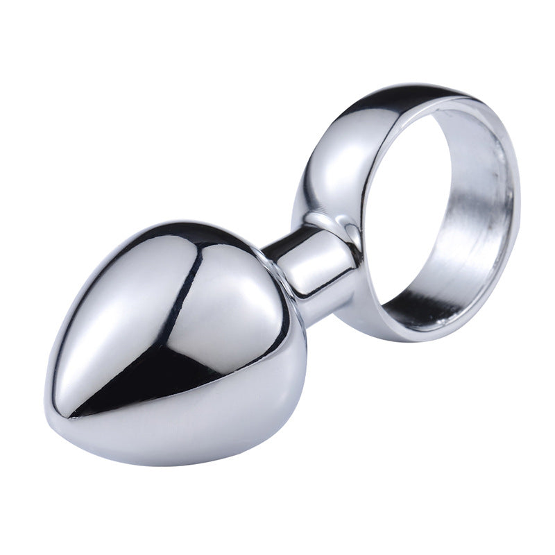 Ring Pull Stainless Steel Butt Plug