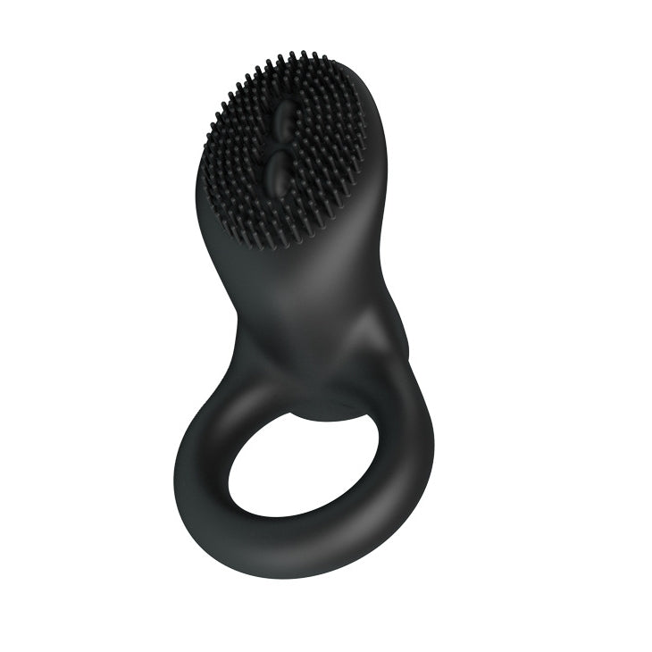 Double Duty Dual Stimulation Vibrating Cock Ring