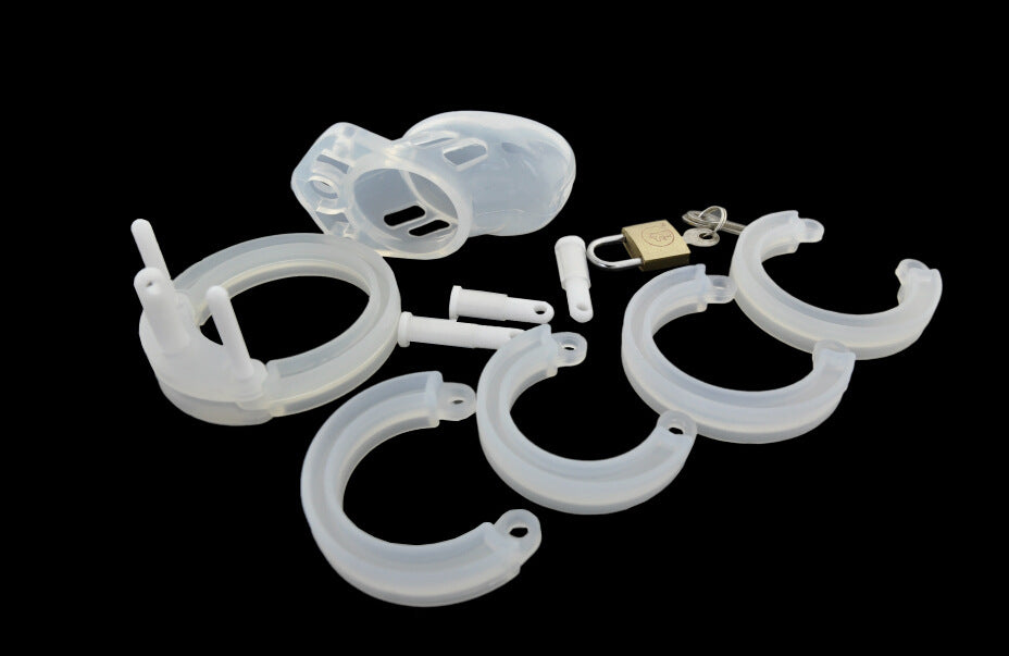 Adjustable ABS Male Chastity Cage Kit
