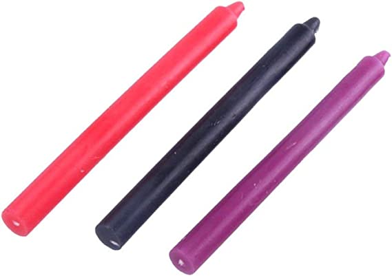 Temperature Play Fetish Body Candles - 3 Pack