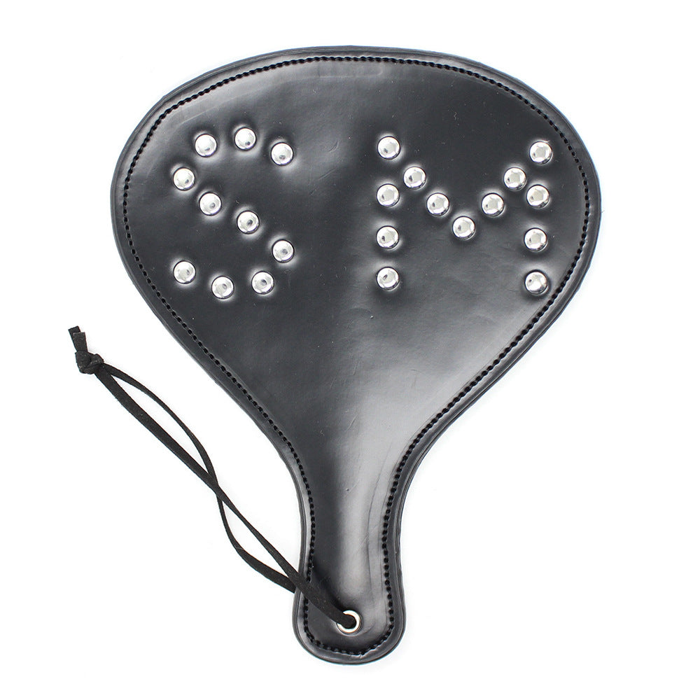 Faux Leather Spanking Paddle with 'SM' Motif