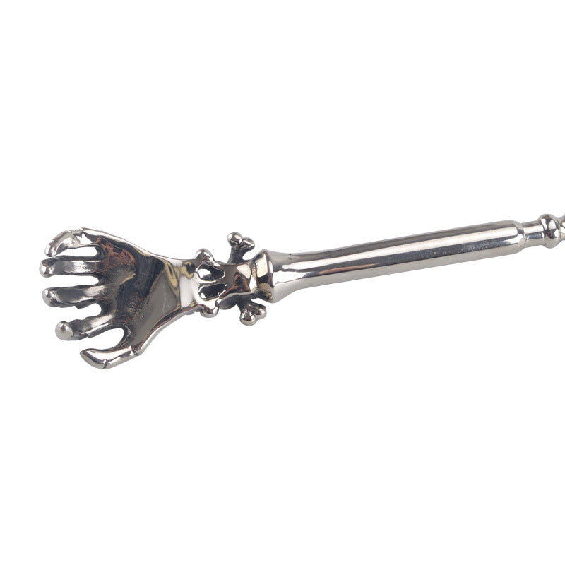 Stainless Steel Sculls Hand Ribbed Urethral Sound