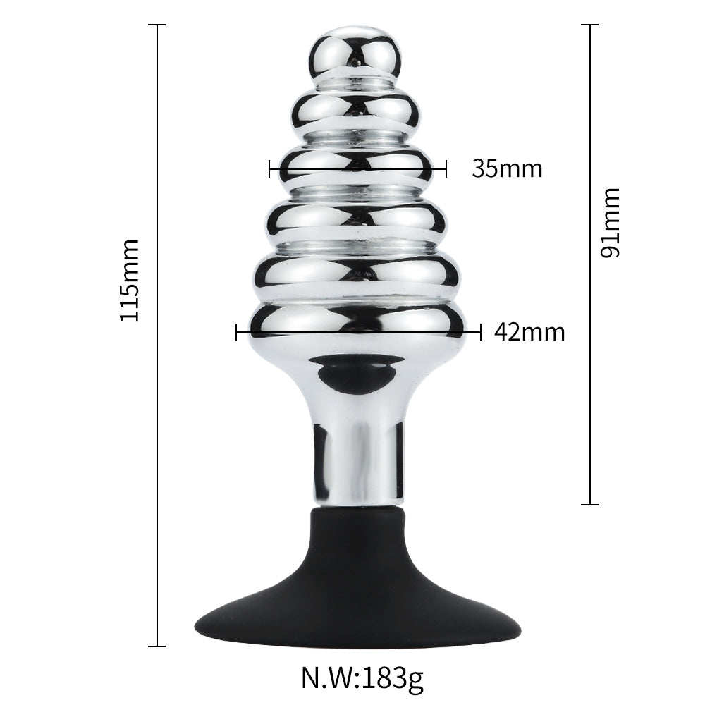 Twister Anal Bead Stainless Steel Butt Plug