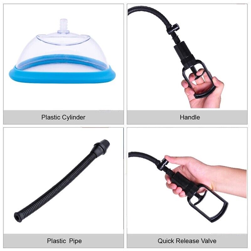 Pussy Pump for Vaginal and Clitoral Sensation - Multi Size Cups