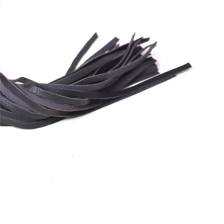 Stainless Steel Ball Faux Leather Flogger