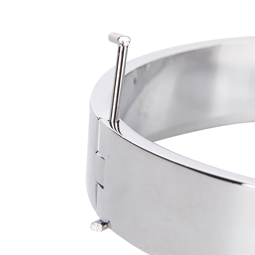 Fetish Stainless Steel Bondage Collar