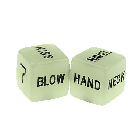 Glow In The Dark Kinky Dice Set for Couples