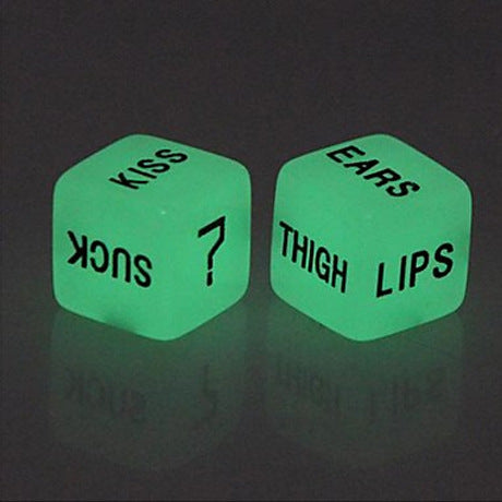 Glow In The Dark Kinky Dice Set for Couples