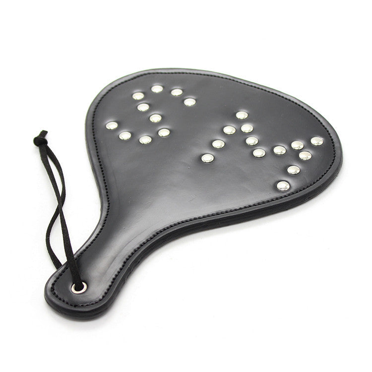 Faux Leather Spanking Paddle with 'SM' Motif