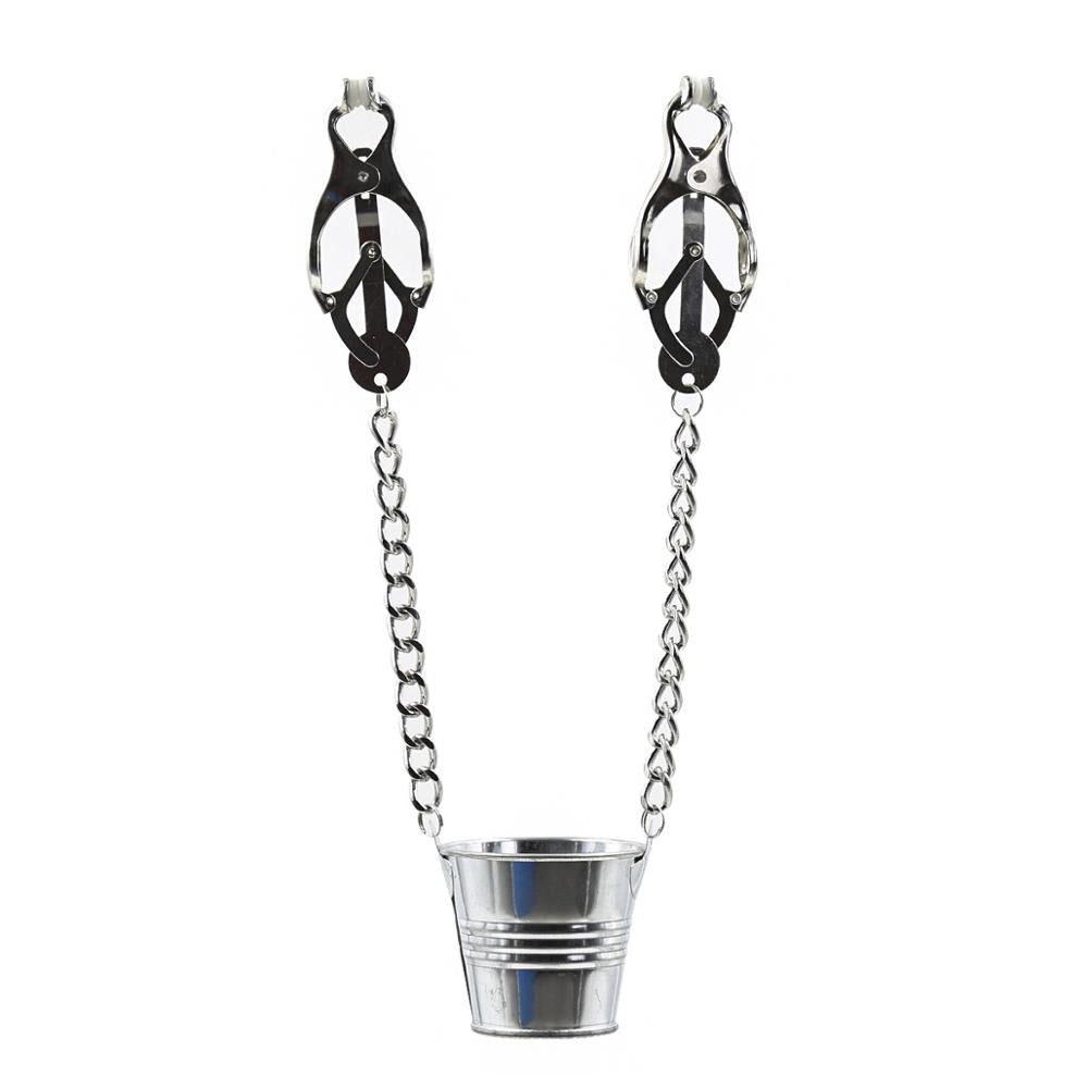 Nipple Clamps with Bucket Style Weight Holder