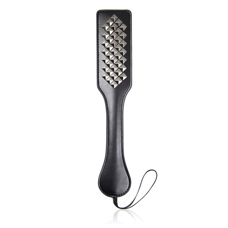 Spiked Faux Leather Paddle