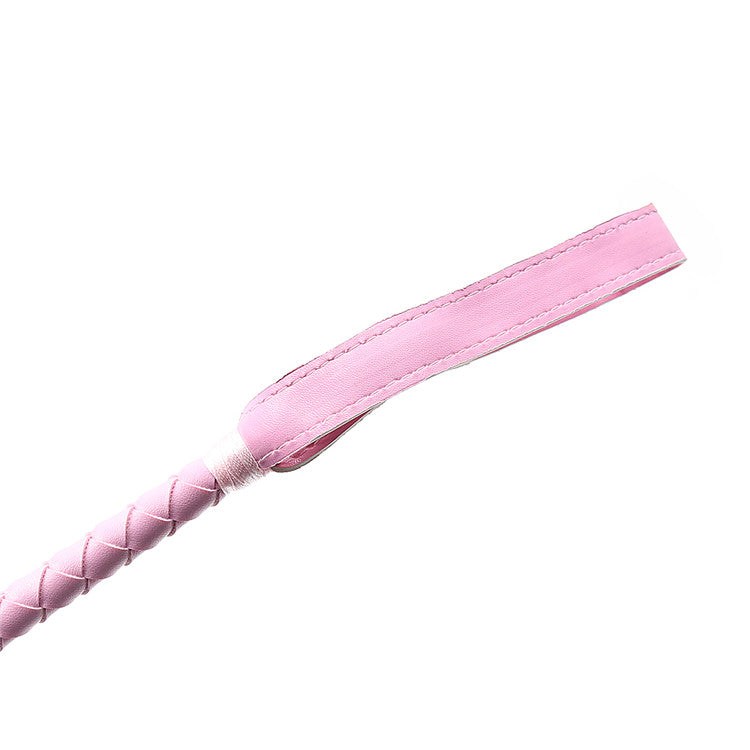 Pink Faux Leather Bondage Crop