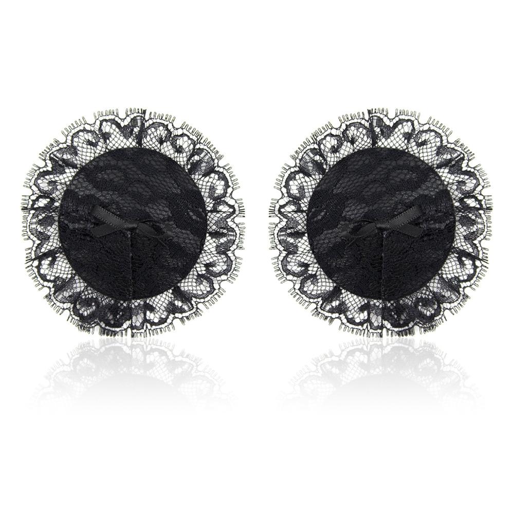 Black Lace Adhesive Nipple Pasties