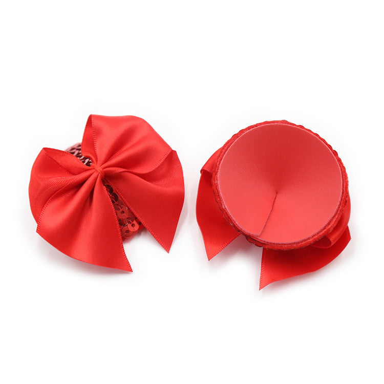 Red Bow Nipple Covers