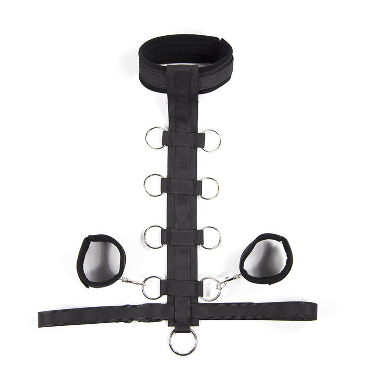 Reverse Arm Full Body Bondage Restraint with Hand Cuffs